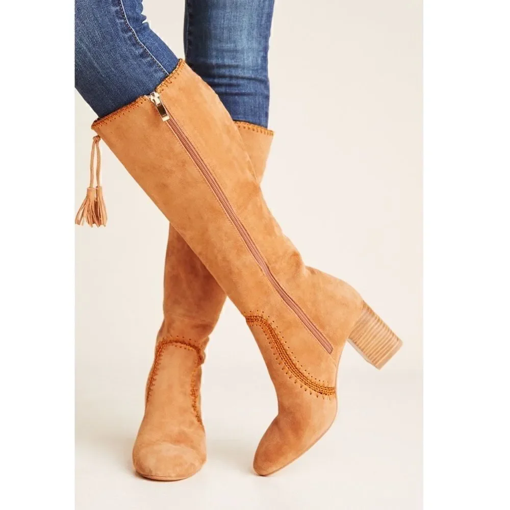 ANTHROPOLOGIE SILENT D SALOME KNEE-HIGH BOOTS
